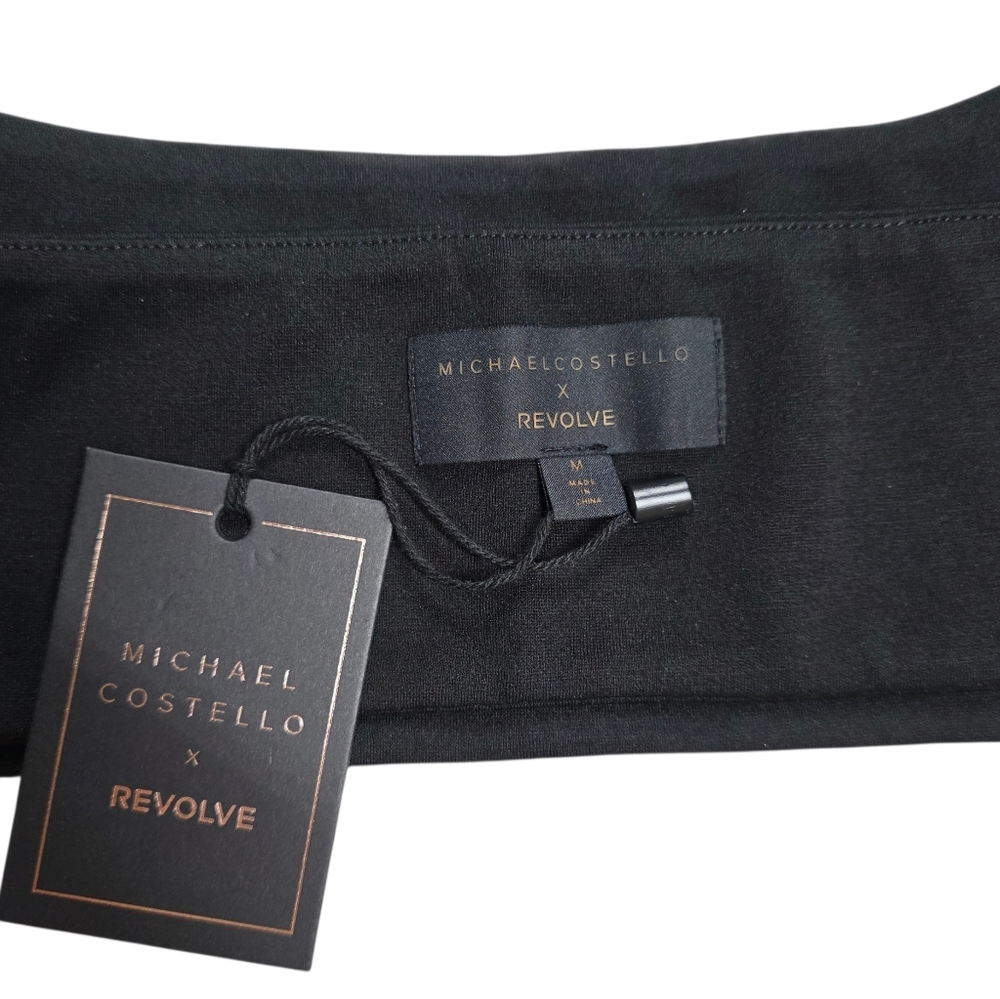 MICHAEL COSTELLOAmira Crop Top In Black - Picture 7 of 13